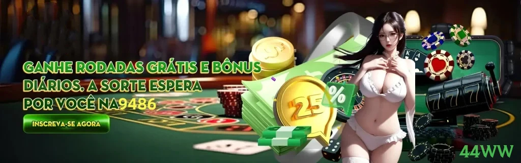 Imagem promocional do cassino online da 44ww mostrando jogos ao vivo